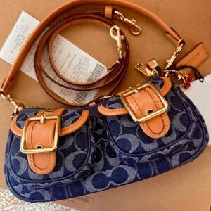 Coach Ashton bag in signature denim CY700 NWT